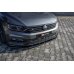 Накладка сплиттер на передний бампер на Volkswagen Passat B8 R-Line